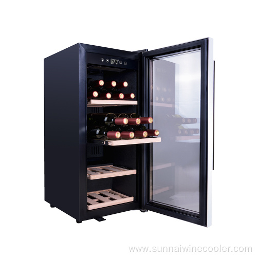 Red wine storage cabinet corner wine fridge